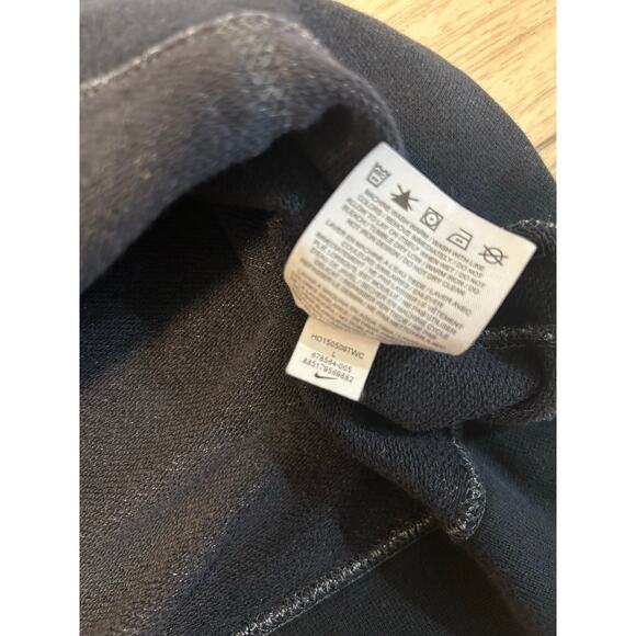 Men’s Large Nike French Terry Shoebox Pullover Hoodie Gray Black 678564-065 - Picture 3 of 4